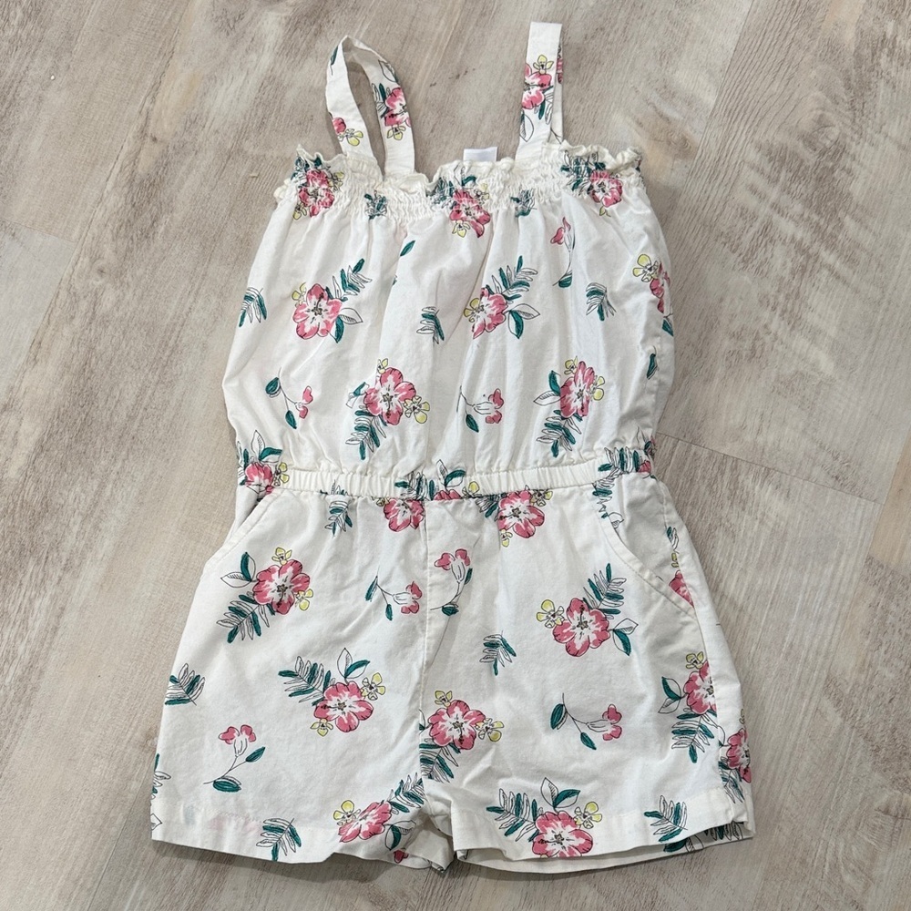 Carter's Cream Floral Kids Romper
